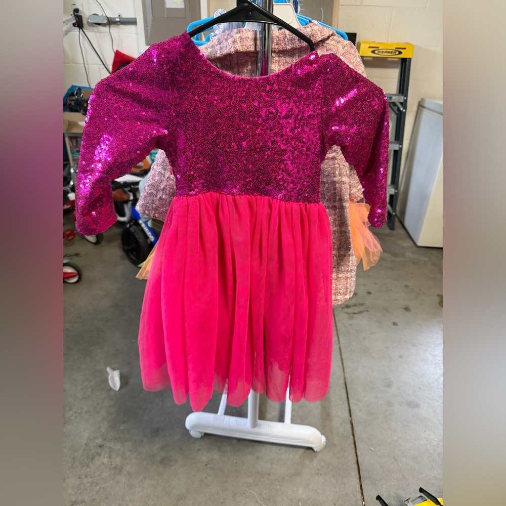 Sparkling Pink Kids Dress